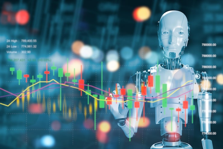 Business Financial Investment Trading Forex Stock Exchange3d Rendering Futuristic Robot Technology Development Artificial Intelligence Ai 1082696 3254