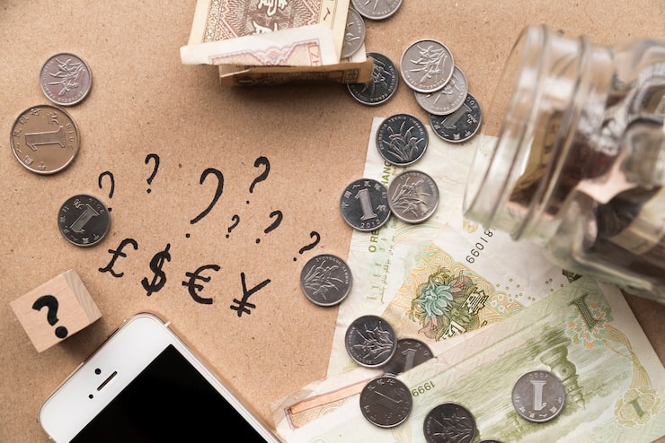 Money With Smartphone Jar 23 2148080985
