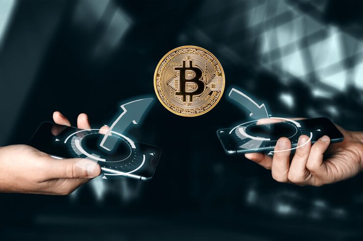 Gold Coin Bitcoin Payment Crypto Currency Blockchain Technology 99433 2070
