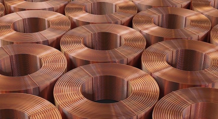 Many Copper Bobbins Background 286925 21